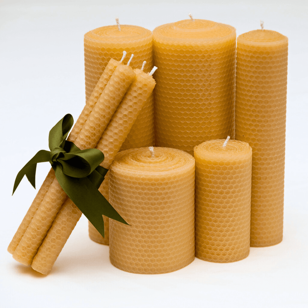 Rolled Beeswax Candles