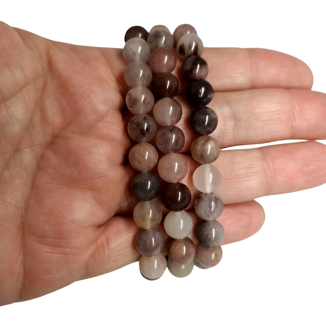 Lavender Rose Quartz Bracelet