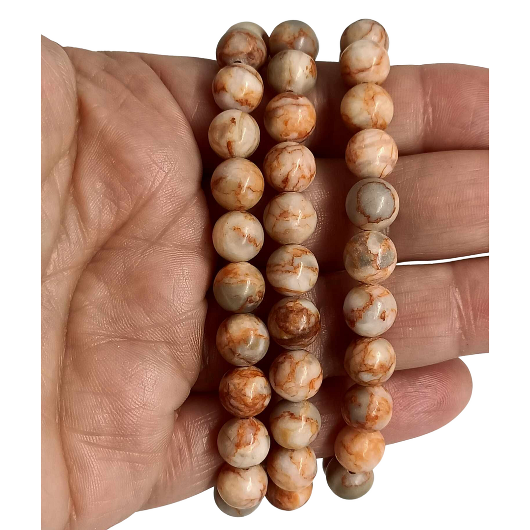 Red Network Jasper Bracelet