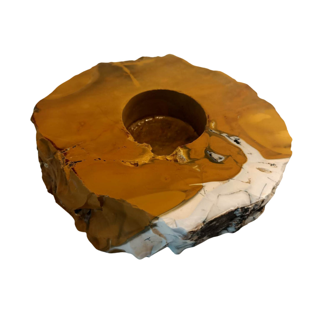 Mookaite Tea Light Candle Holder