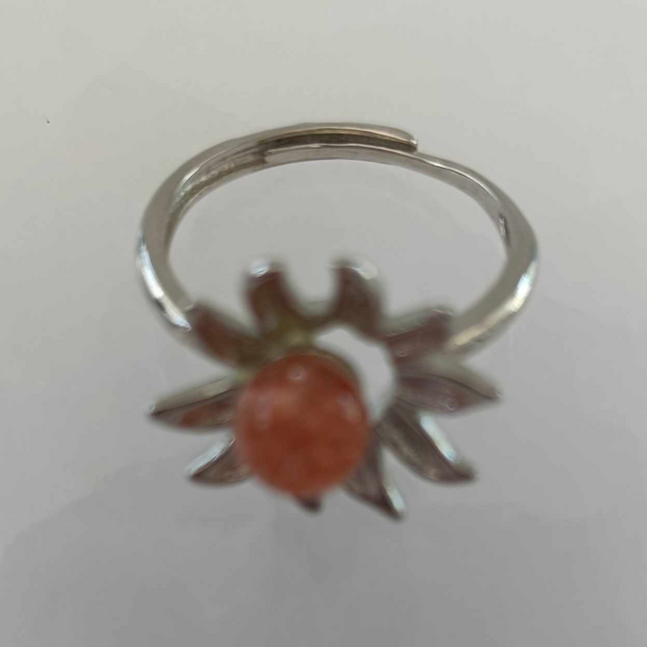 Sunstone 925 Sterling Silver Ring (#4376)