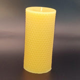 Rolled Look Beeswax Candle