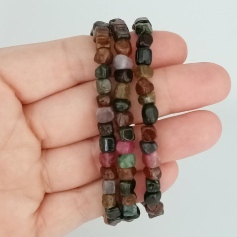 Watermelon Tourmaline Bracelet