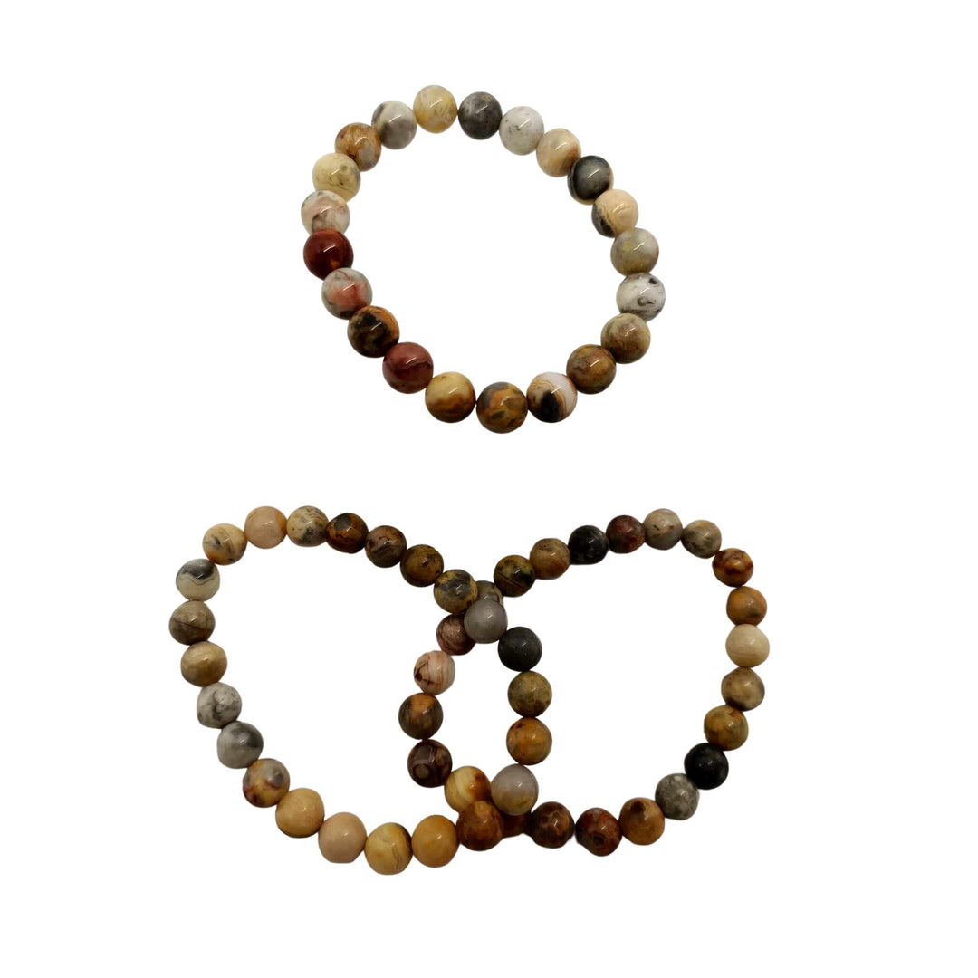 Crazy Lace Agate Bracelet