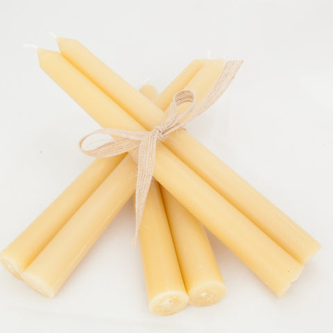 Poured Dinner Stick/Taper Beeswax Candles