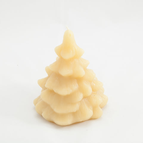 Christmas Tree Shaped Beeswax Candle