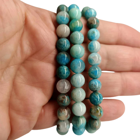 Amazonite (with quartz) Bracelet