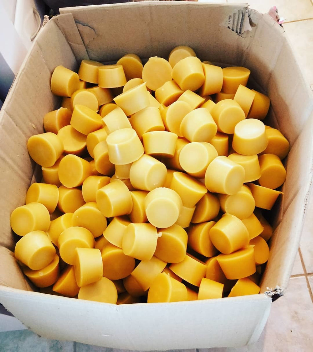 Bulk pure Australian beeswax cleaned — hand-cleaned by Suz E Bee Candles, sourced Hunter Region NSW, no additives or bleaches