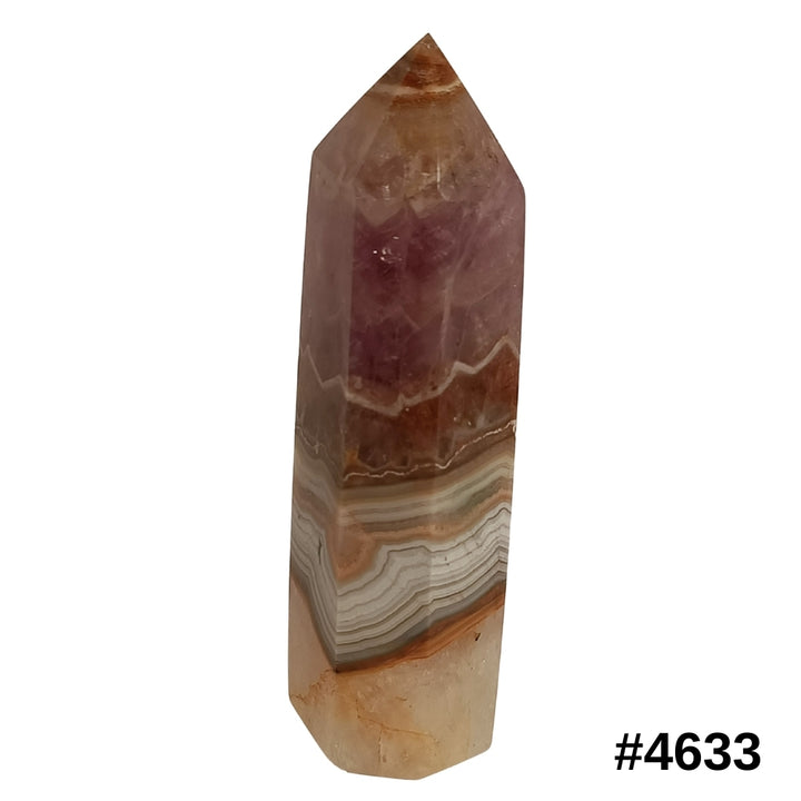 Amethyst/Mexican Lace Agate Point