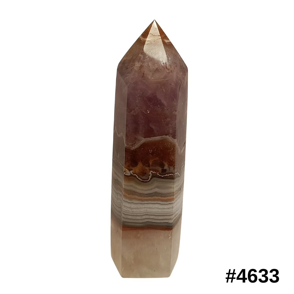 Amethyst/Mexican Lace Agate Point