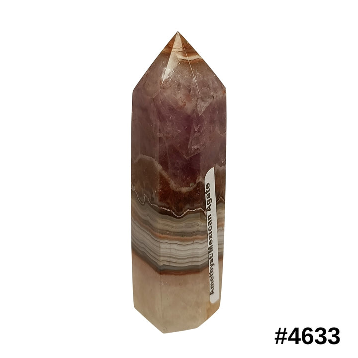 Amethyst/Mexican Lace Agate Point