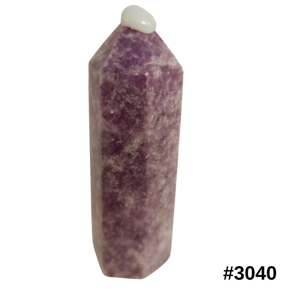 Number 3040 Lepidolite Point – Suz E Bee Candles & Crystals