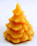 Christmas tree - Hand poured, Pure Australian Beeswax Candle Poured Candles - Suz E Bee Candles