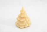 Christmas tree candle - Hand poured, Pure Australian Beeswax Candle Poured Candles - Suz E Bee Candles