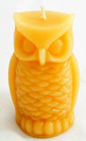 Owl - Hand poured, Pure Australian Beeswax Candle Poured Candles - Suz E Bee Candles