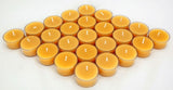 25 x Pure Australian Beeswax Tea Light Candles Poured Candles - Suz E Bee Candles