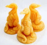 Dragon - Hand Poured Pure Australian Beeswax Candle Poured Candles - Suz E Bee Candles