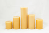 Beeswax Pillar Candle  - Hand poured, Australian made Poured Candles - Suz E Bee Candles