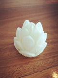 lotus flower candle - Hand poured, Pure Australian Beeswax Candle Poured Candles - Suz E Bee Candles